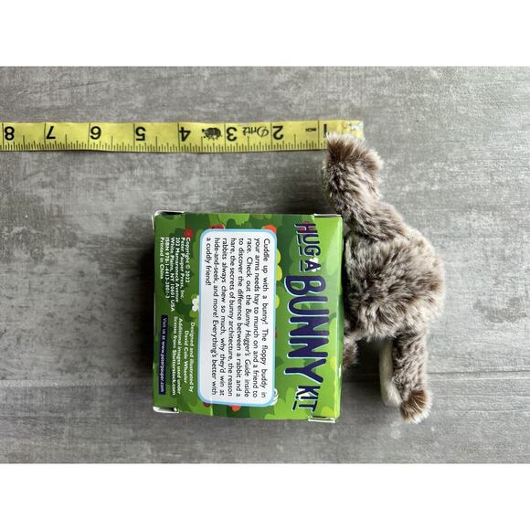 Peter Pauper Press Hug A Bunny Kit - Plush Toy Rabbit and Book Baby Toddler Gift - Picture 7 of 7